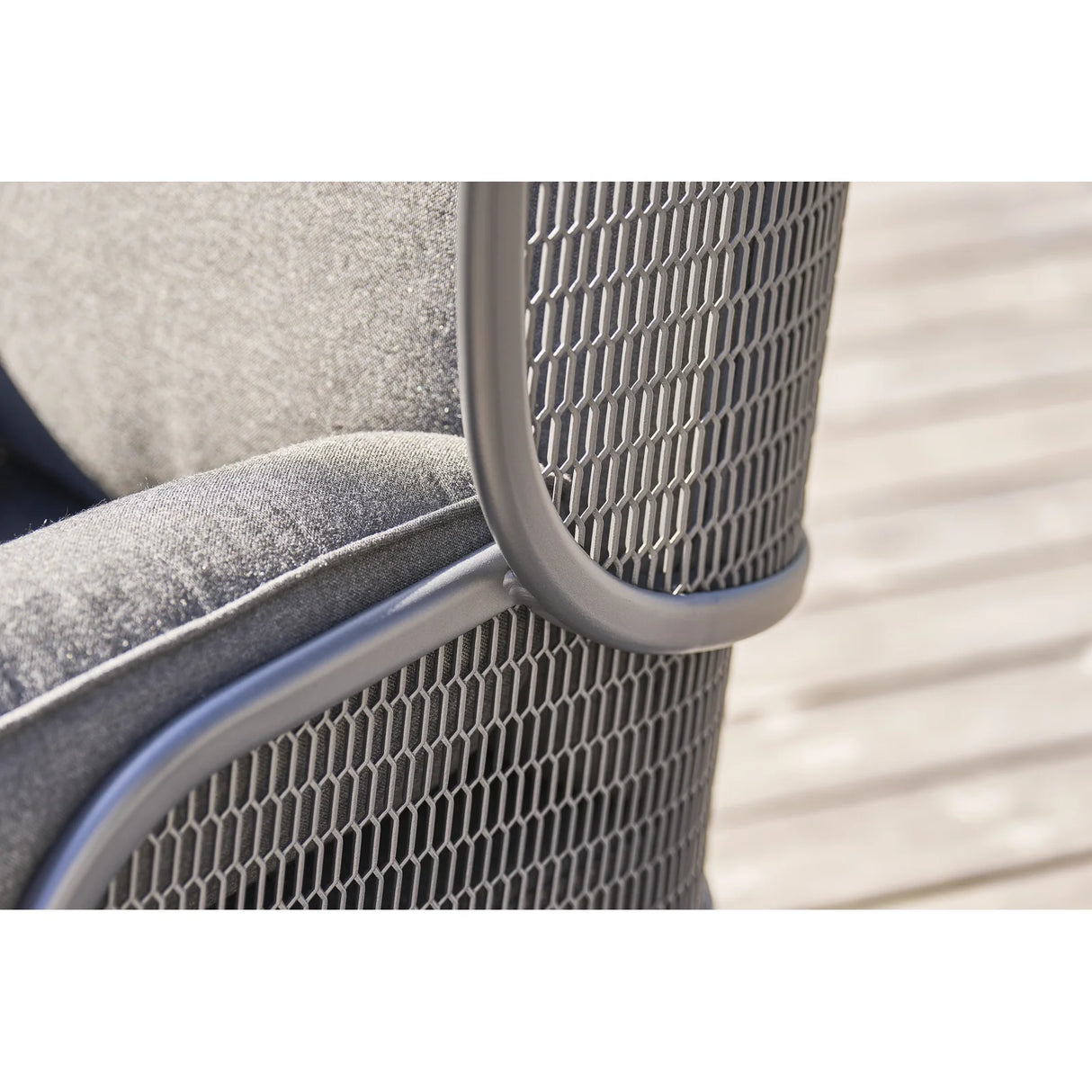 mindo 118 - High back Loungesessel aus Acrylstoff und Teak - ZEN ZONE Furniture