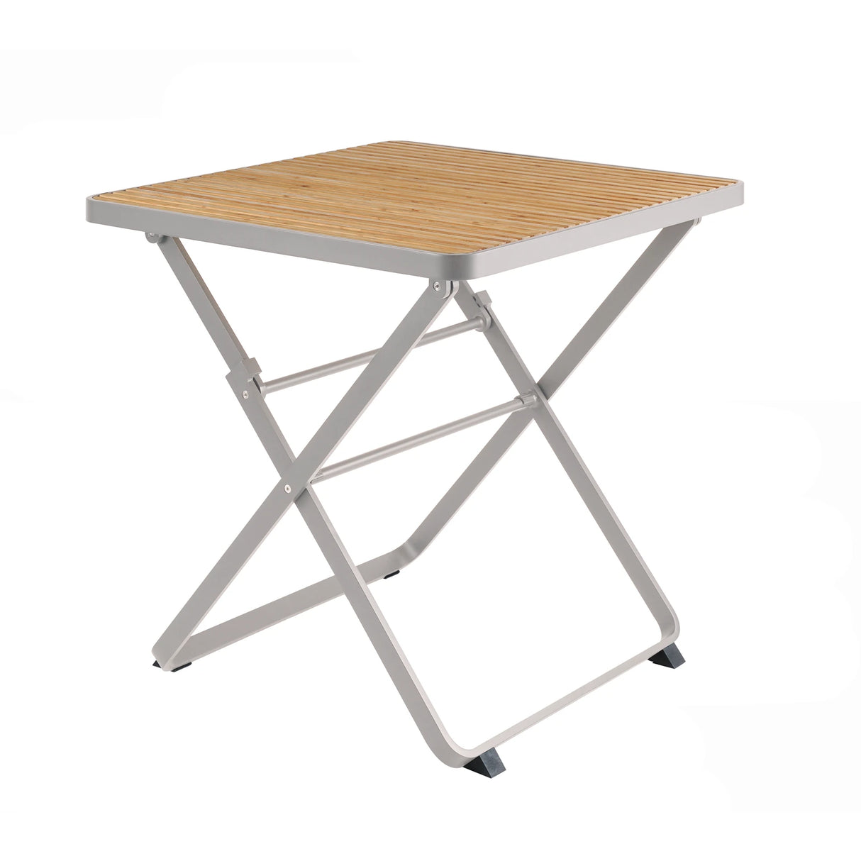 mindo 121 - Klappbarer Outdoor Tisch aus Aluminium und Bambus 75x75cm - ZEN ZONE Furniture