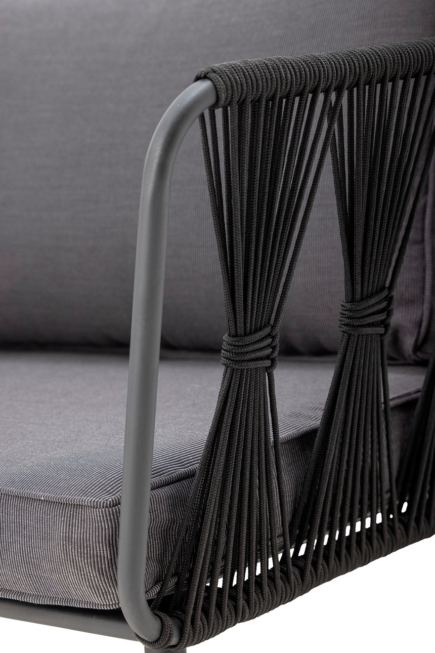 Pavone Sofa, Schwarz, Metall - ZEN ZONE Furniture
