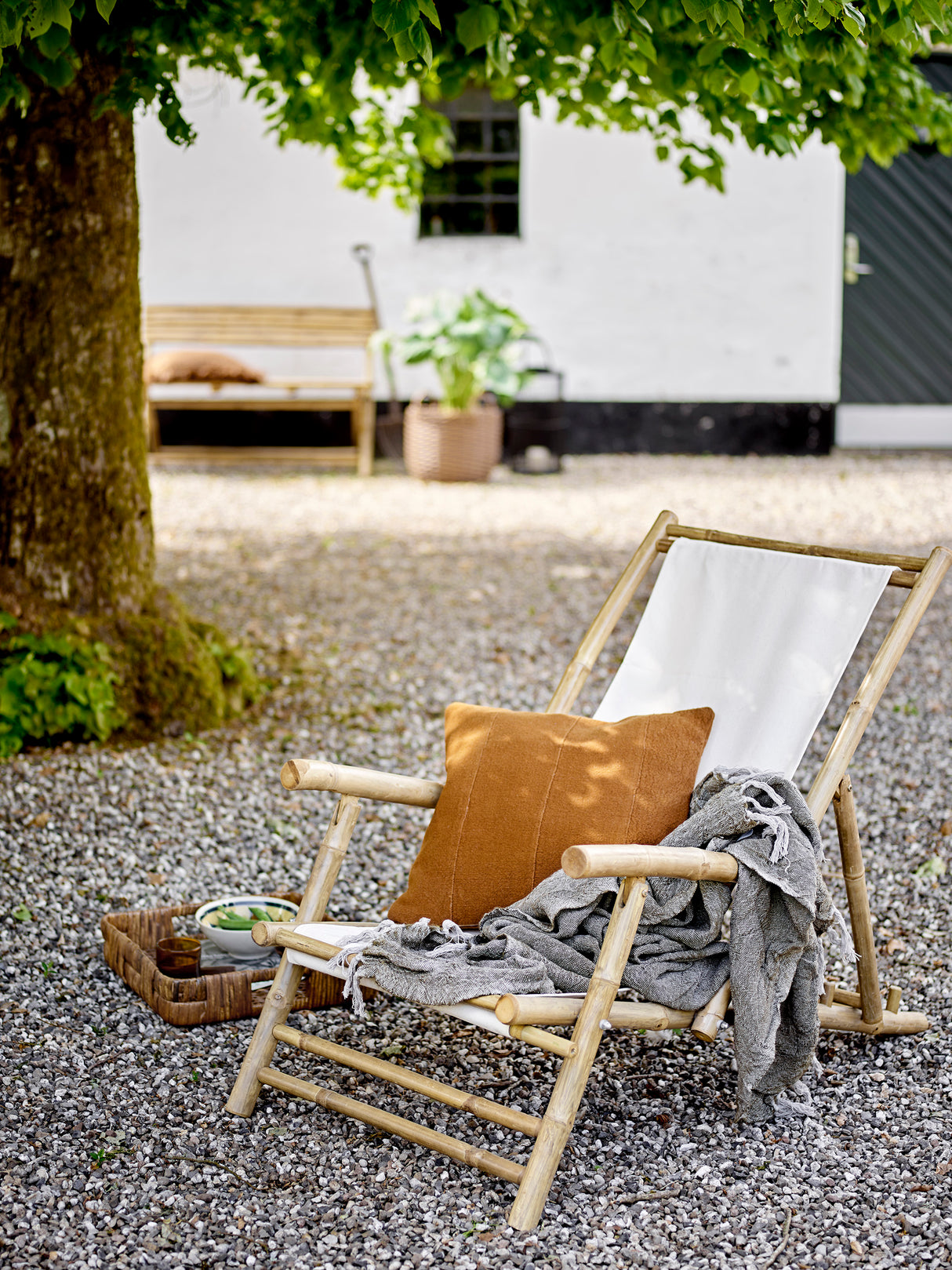 Korfu Liegestuhl, Natur, Bambus - ZEN ZONE Furniture