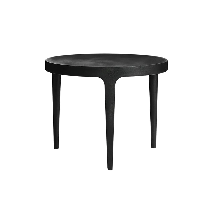 Couchtisch Ghost aus Aluminium in Schwarz, 50×50×40 cm von NORR11 – Produktbild 1