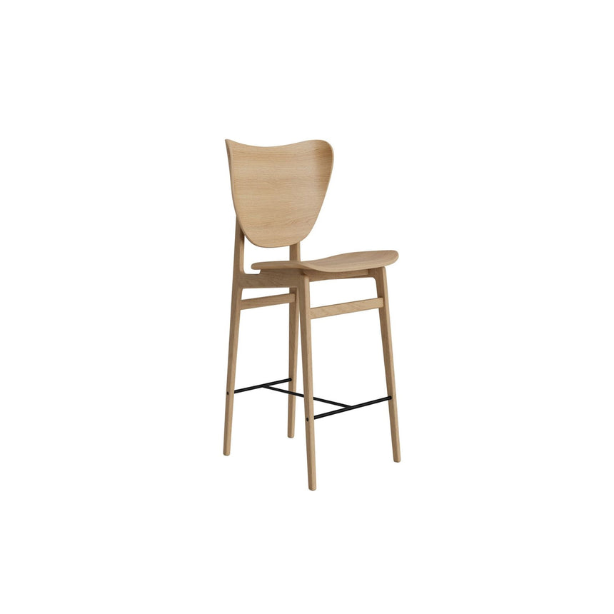 Barhocker Elephant aus Massivholz Eiche in Natural, ungepolstert, 46×52×101 cm – Bild 1
