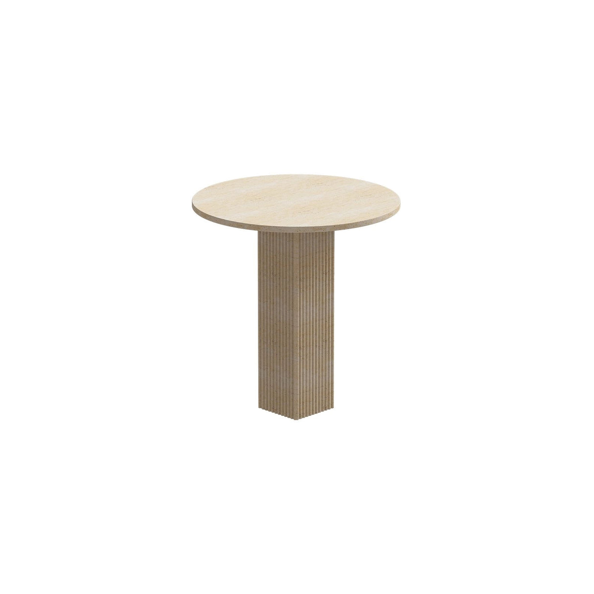 Beistelltisch SoHo aus Travertin, 80×80×74 cm – Bild 1
