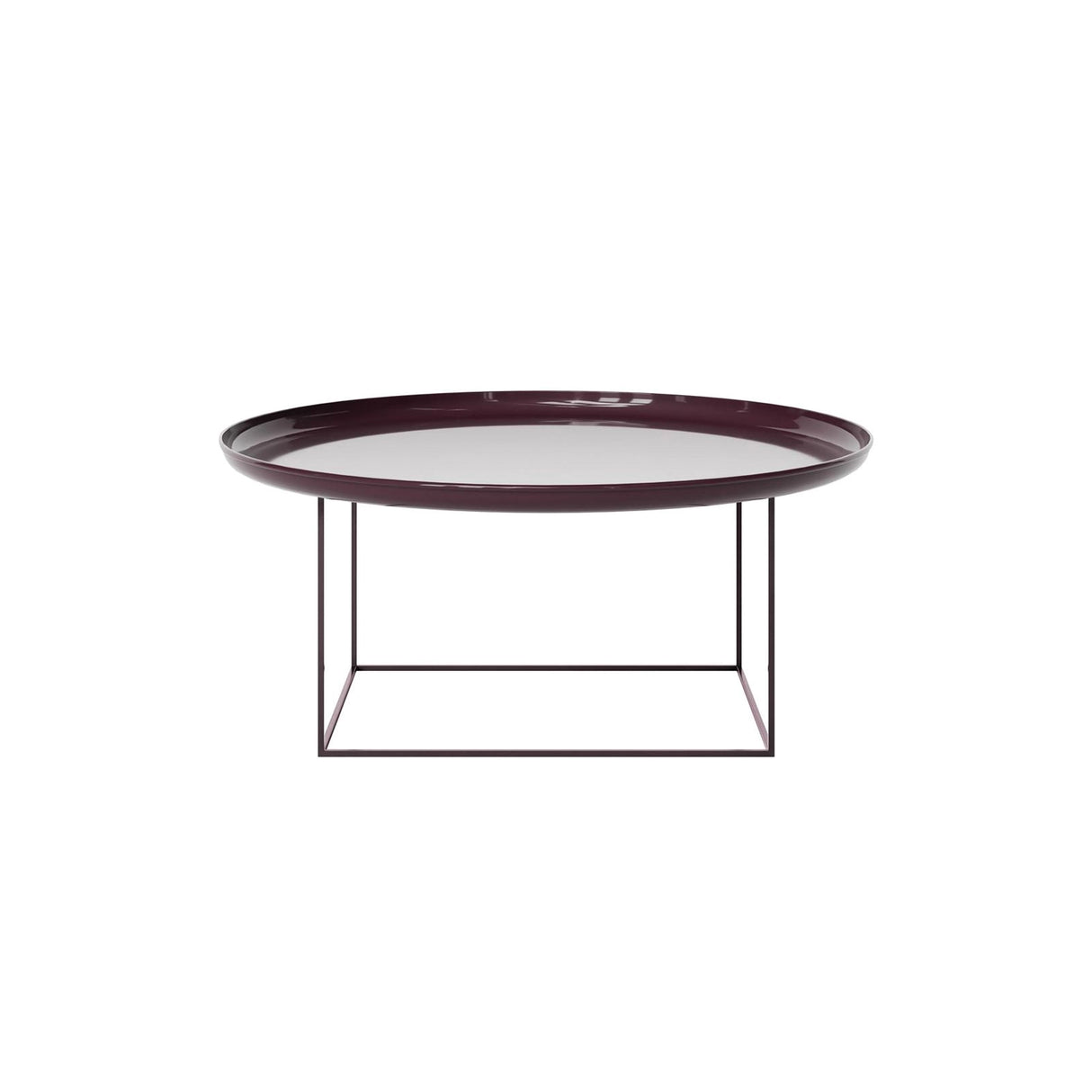 Couchtisch Duke aus pulverbeschichtetem Stahl, gross, 90x90x39 cm – Bild 1