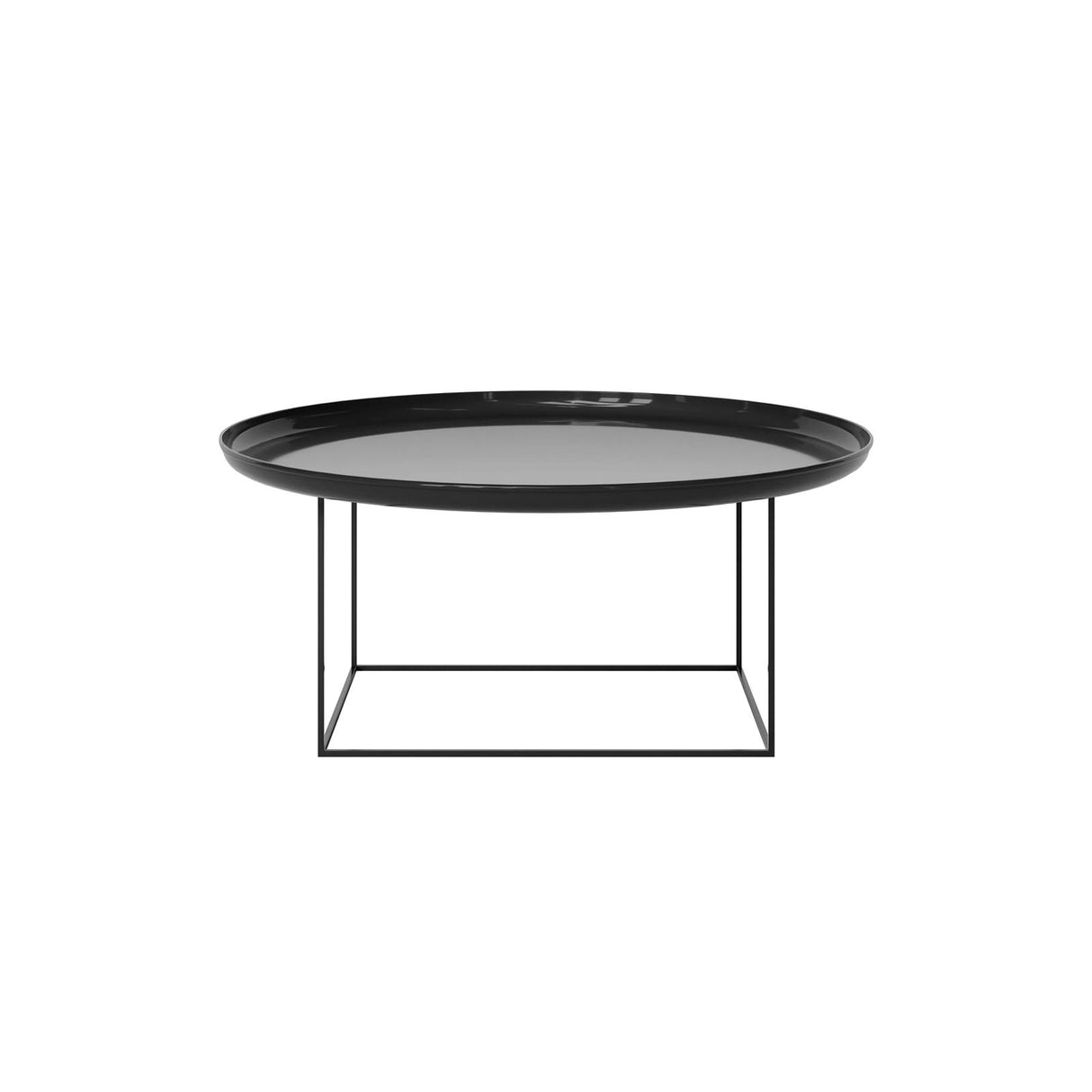 Couchtisch Duke aus pulverbeschichtetem Stahl, gross, 90x90x39 cm – Bild 1