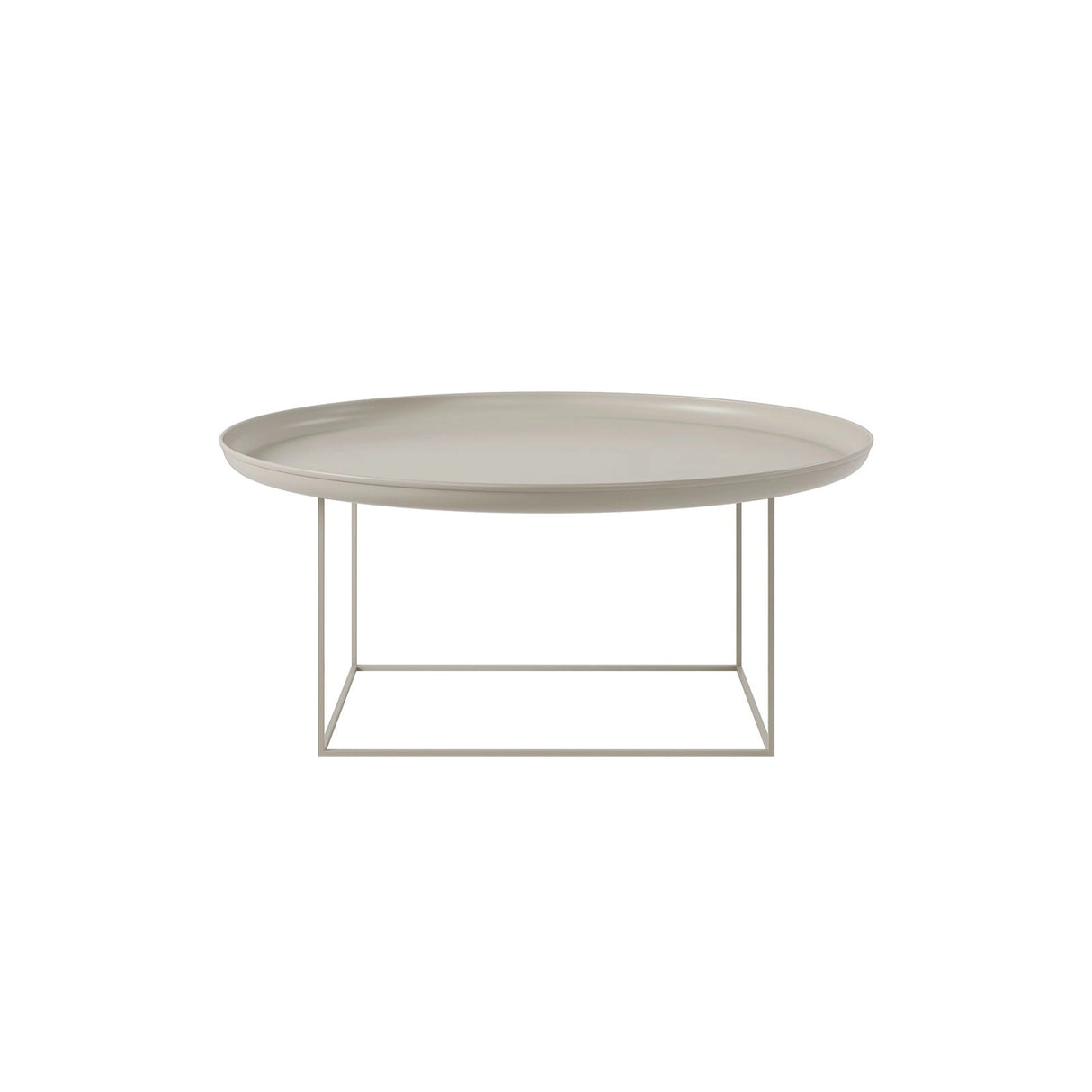 Couchtisch Duke aus pulverbeschichtetem Stahl, gross, 90x90x39 cm – Bild 1