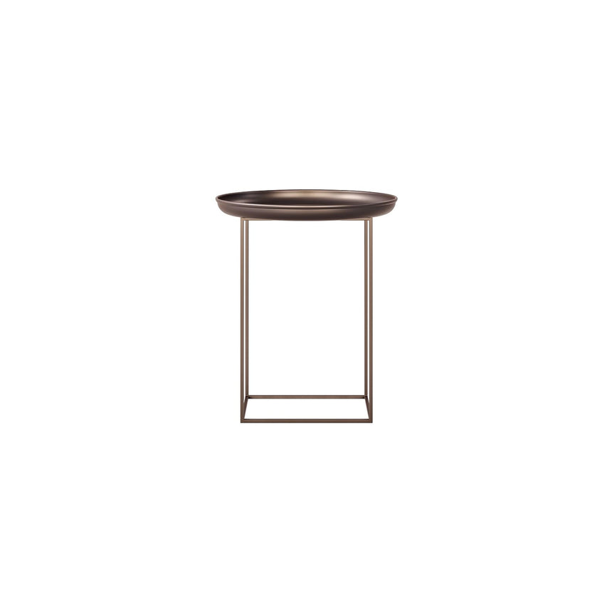 Couchtisch Duke aus pulverbeschichtetem Stahl, klein, 45x45x52 cm – Bild 1