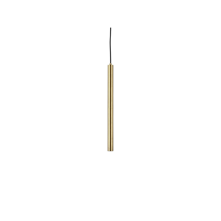 Deckenlampe Pipe aus Eisen in Messing, Large, 3,5×3,5×56 cm – Bild 1
