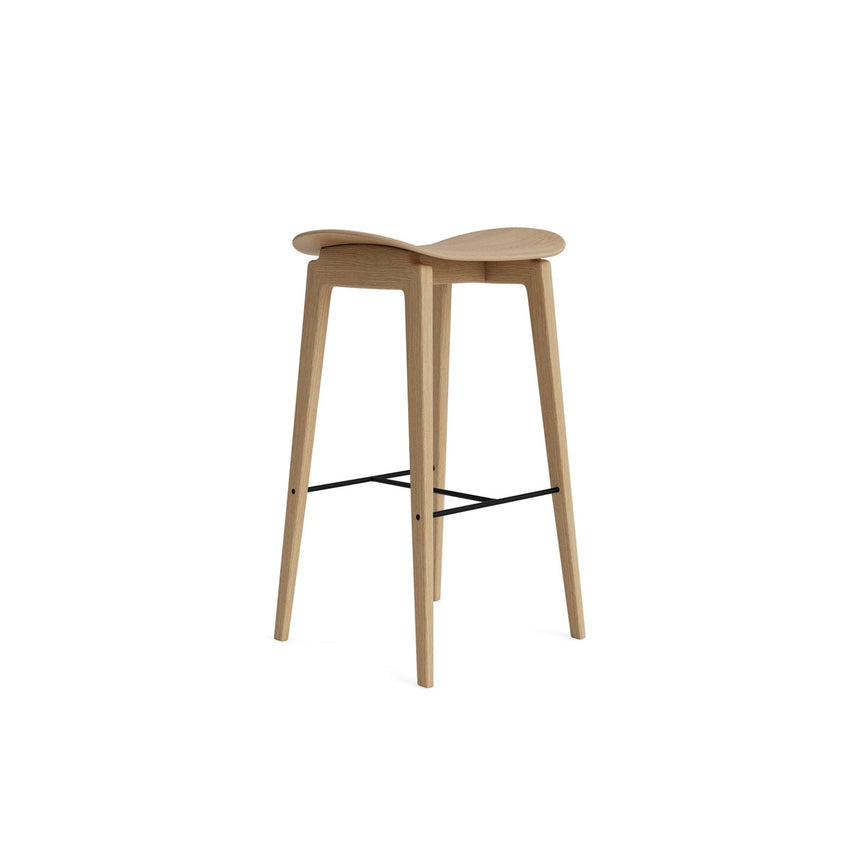 Hocker NY11 Counter aus Massivholz Eiche in Natural, ungepolstert, 40×33,5×65 cm – Bild 1