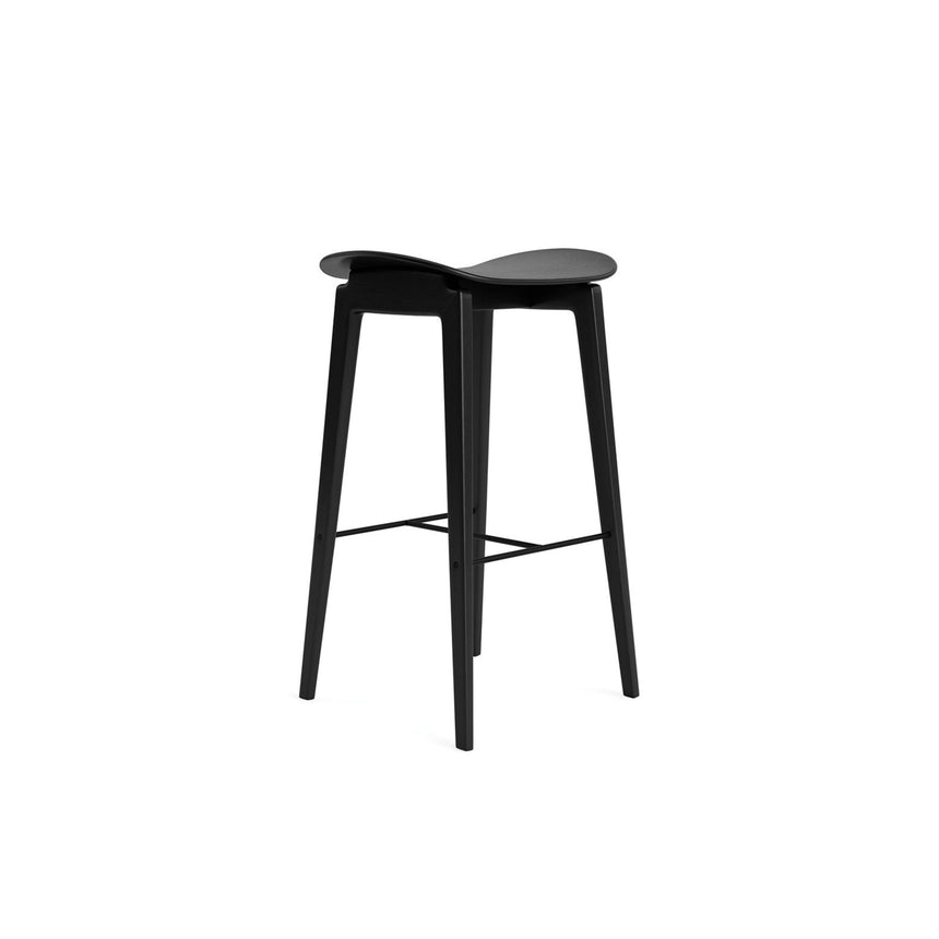 Hocker NY11 Counter aus Massivholz Eiche, ungepolstert, 40×33,5×65 cm – Bild 1