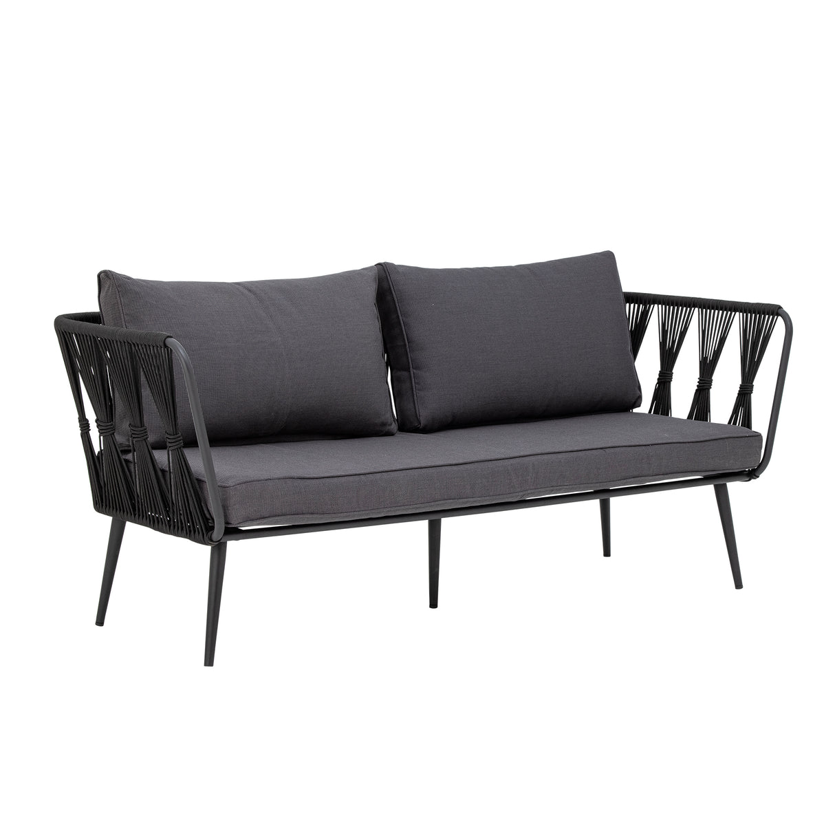 Pavone Sofa, Schwarz, Metall - ZEN ZONE Furniture