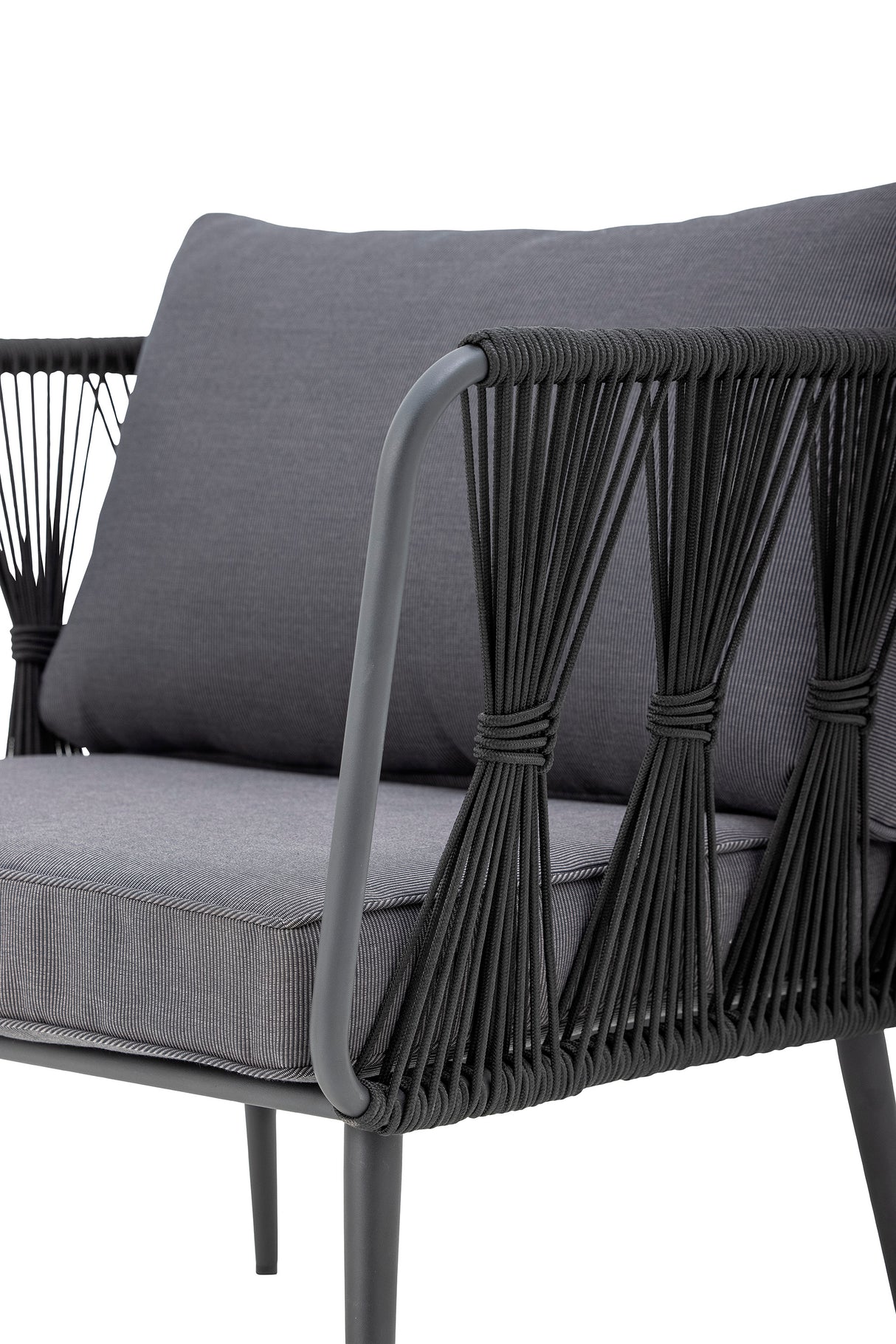 Pavone Loungesessel, Schwarz, Metall - ZEN ZONE Furniture