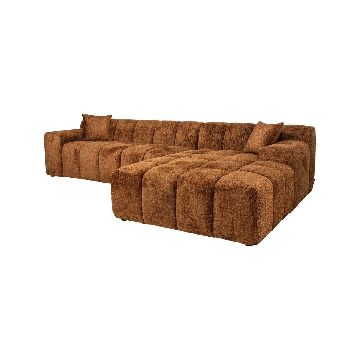 3-Sitzer Sofa Cube mit linker Lounge in lovely cinnamon, 325x193x73 cm von Richmond Interiors – Bild 1