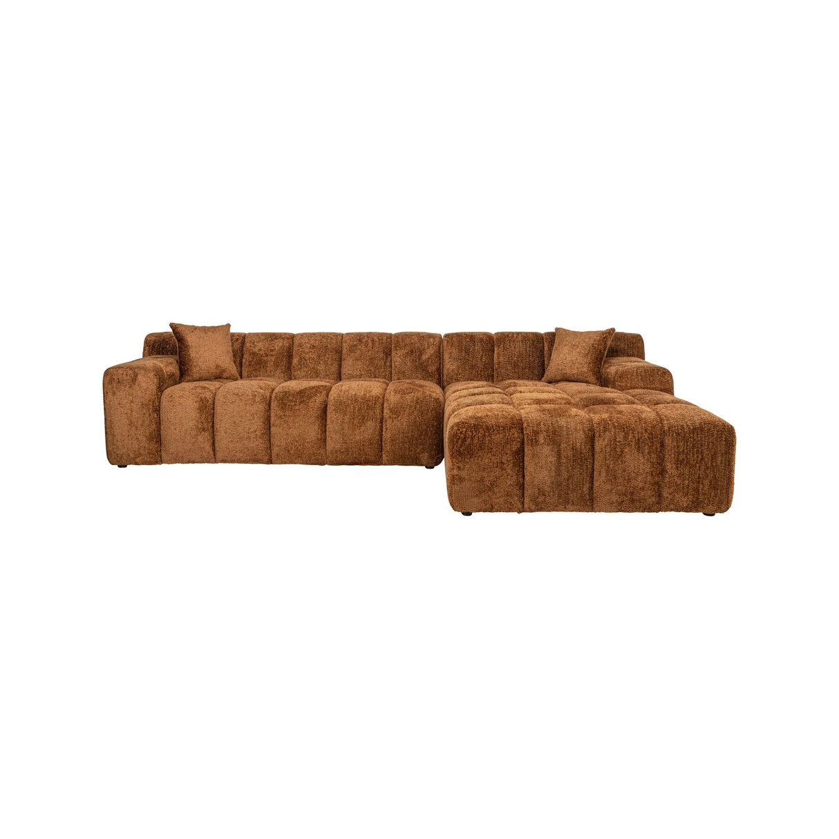 3-Sitzer Sofa Cube mit linker Lounge in lovely cinnamon, 325x193x73 cm von Richmond Interiors – Bild 4