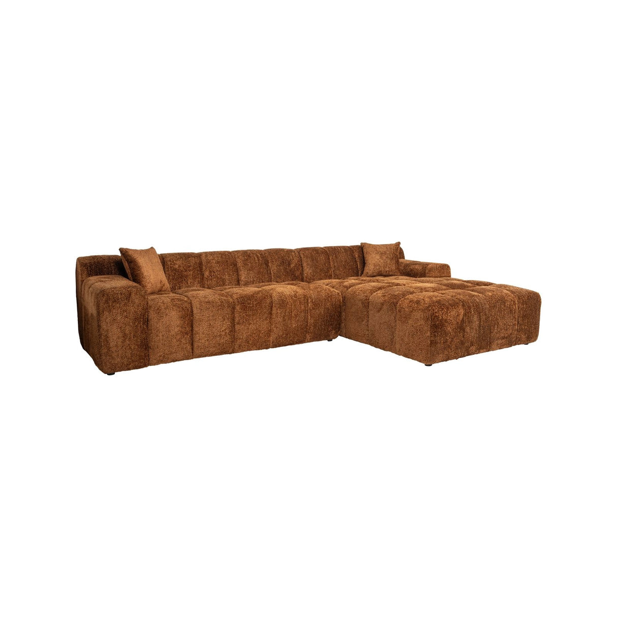3-Sitzer Sofa Cube mit linker Lounge in lovely cinnamon, 325x193x73 cm von Richmond Interiors – Bild 6