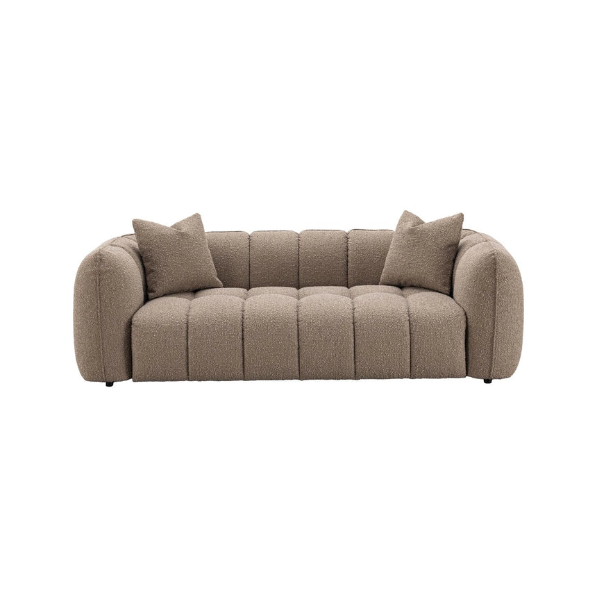 3-Sitzer Sofa Hogan mit flammhemmendem Bezug in mocca chunky, 226x104 cm von Richmond Interiors – Bild 2