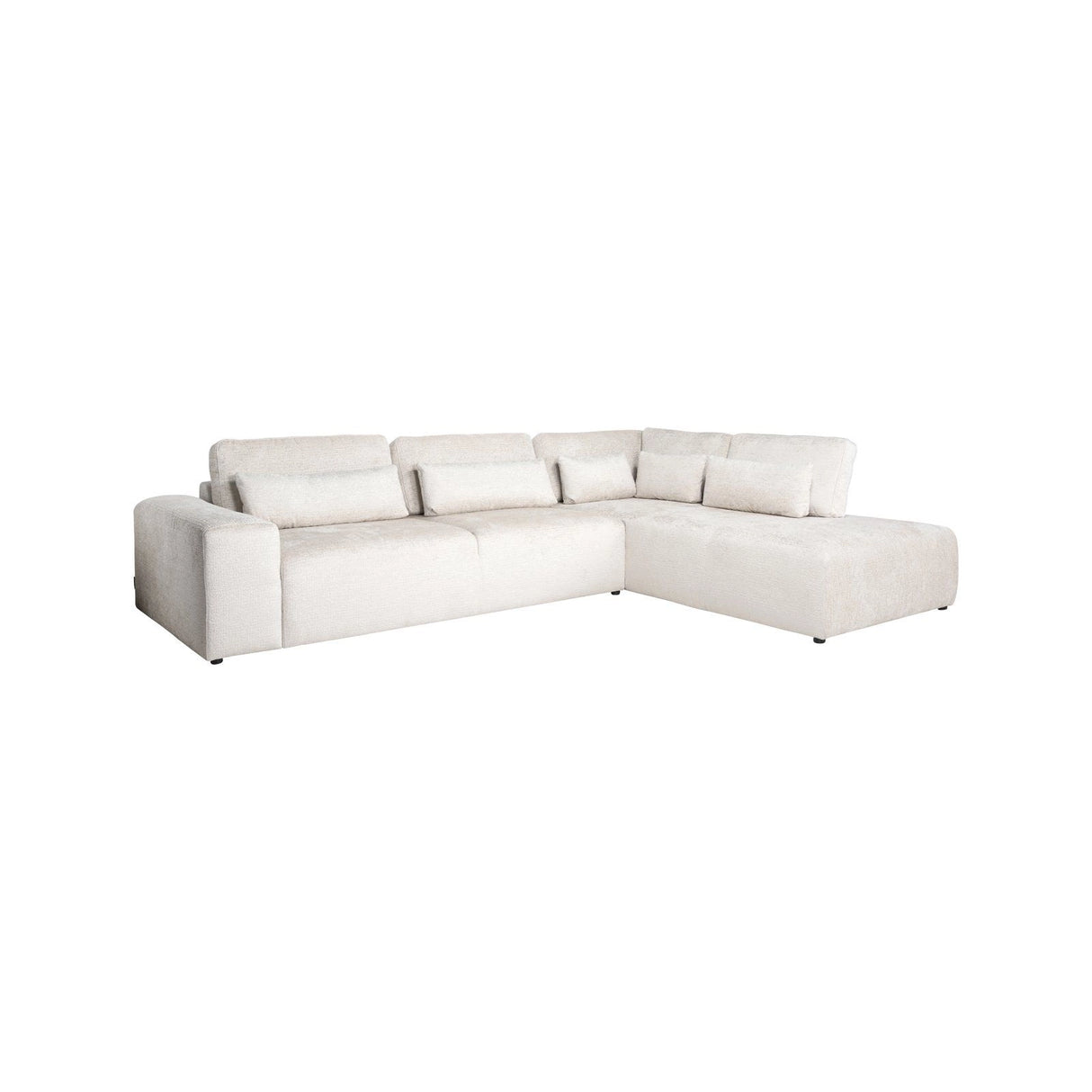 3-Sitzer Sofa Lund mit ottomane rechts in cream fusion, 318x225x80 cm von Richmond Interiors – Bild 1