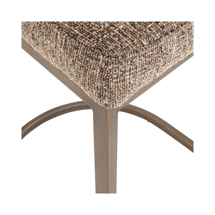Barhocker Bolton in brown tweed als 2er-Set, 48x48x103 cm von Richmond Interiors – Bild 9