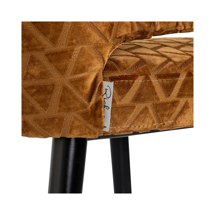 Barhocker Indigo in old gold triangle von Richmond Interiors – Bild 7