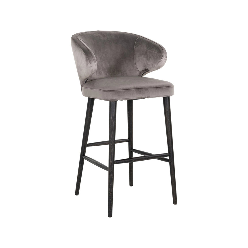 Barhocker Indigo in stone velvet, 62x66x111 cm von Richmond Interiors – Bild 2