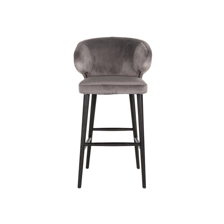 Barhocker Indigo in stone velvet, 62x66x111 cm von Richmond Interiors – Bild 3