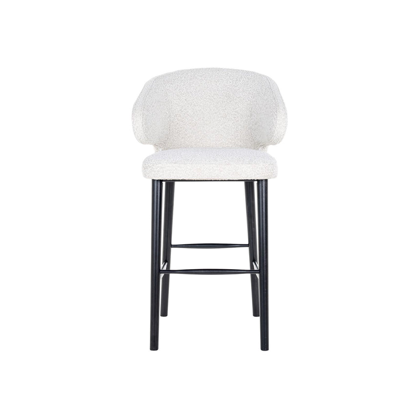 Barhocker Indigo in white bouclé, 62x66x111 cm von Richmond Interiors – Bild 6