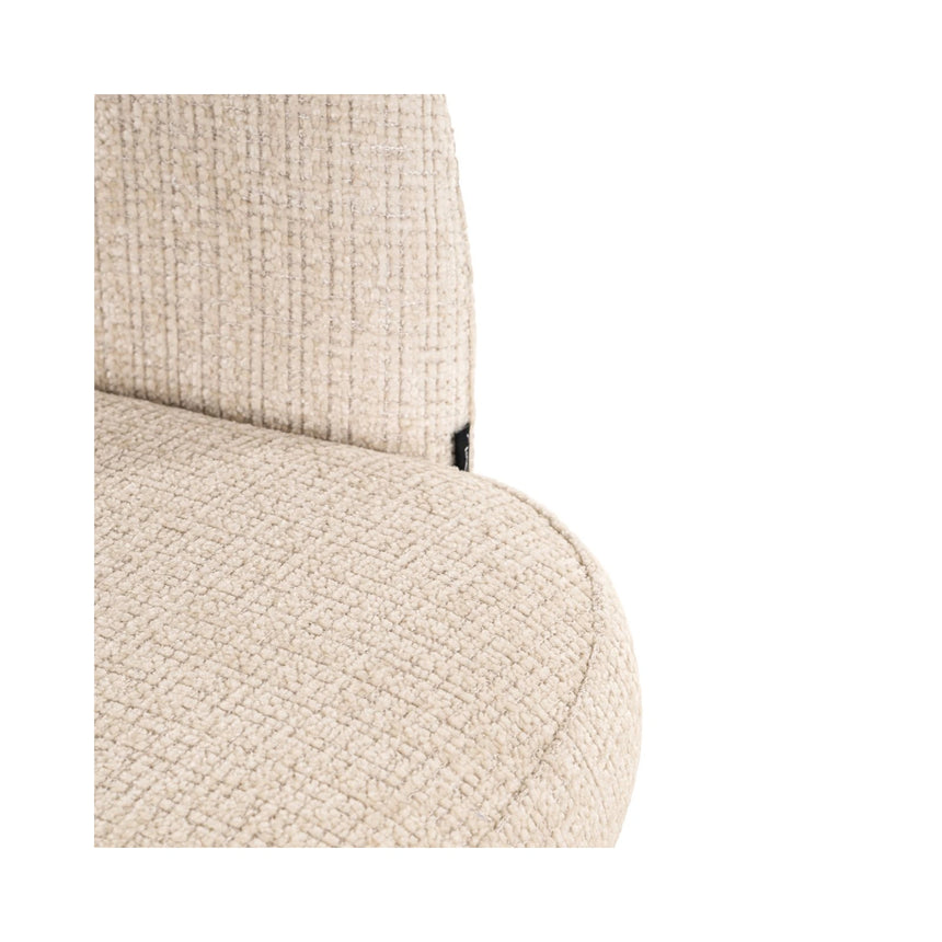 Barhocker Nikki in niagara beige, drehbar und flammhemmend, 59x58x85 cm von Richmond Interiors – Bild 7