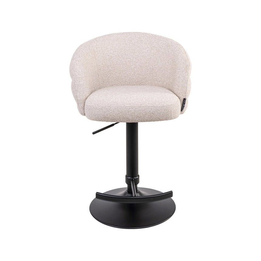 Barhocker Nikki mit Drehfunktion in biscotti (flammhemmend), 59x58x85 cm von Richmond Interiors – Bild 5