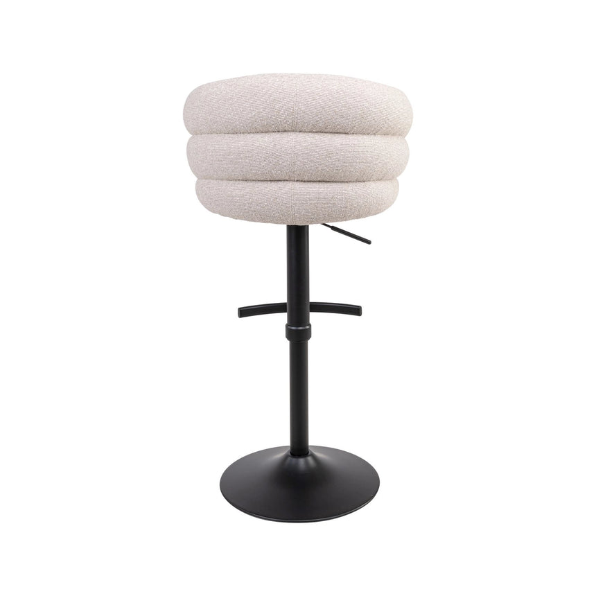 Barhocker Nikki mit Drehfunktion in biscotti (flammhemmend), 59x58x85 cm von Richmond Interiors – Bild 8