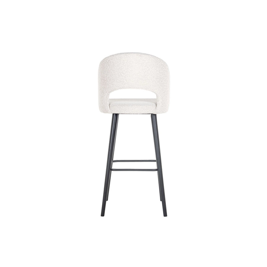 Barhocker Savoy in white bouclé, 50x57x113 cm von Richmond Interiors – Bild 4