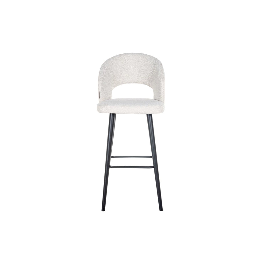 Barhocker Savoy in white bouclé, 50x57x113 cm von Richmond Interiors – Bild 5