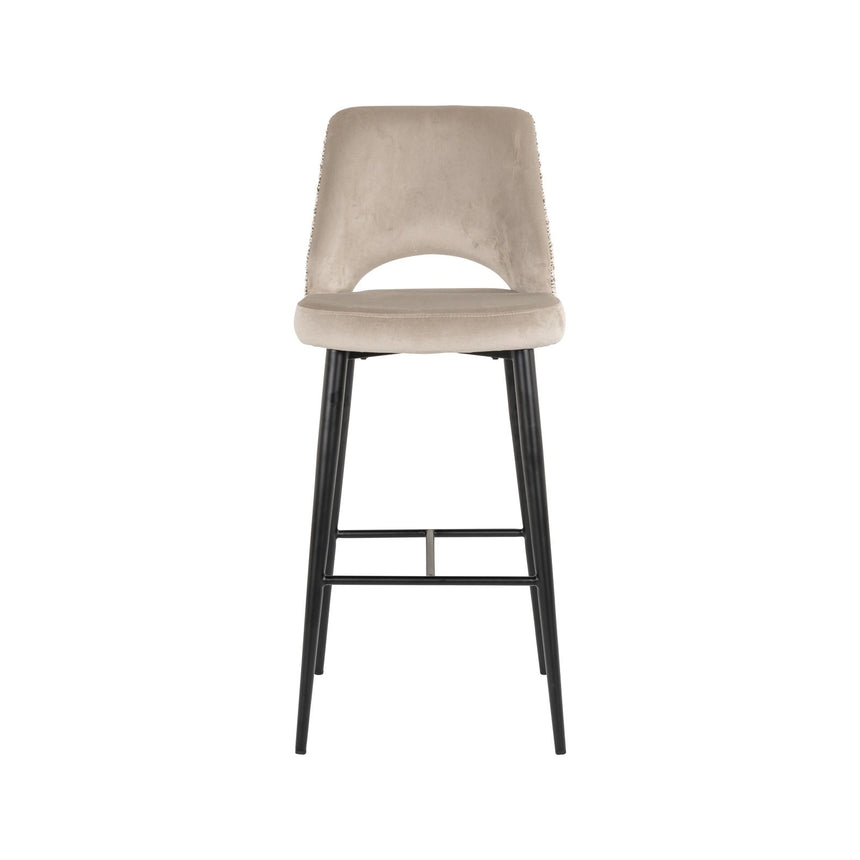 Barhocker Tabitha in trendy nature, flammhemmend, 47x56x108 cm von Richmond Interiors – Bild 6