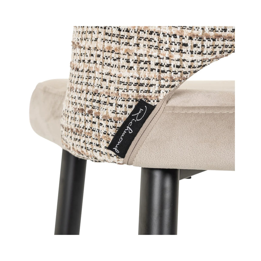 Barhocker Tabitha in trendy nature, flammhemmend, 47x56x108 cm von Richmond Interiors – Bild 7
