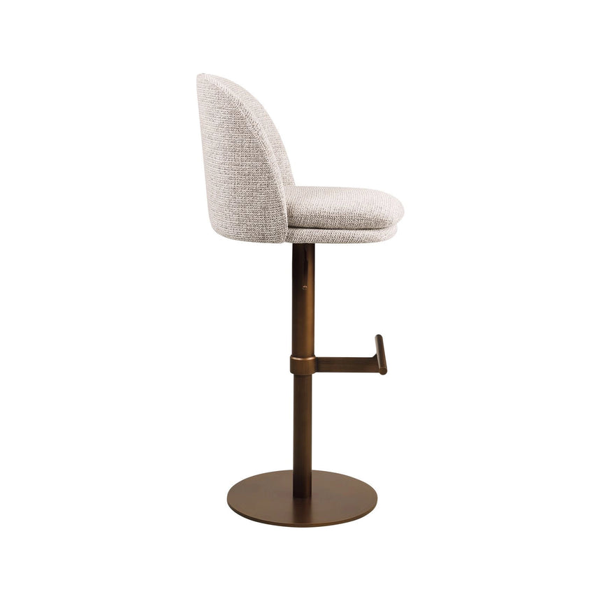 Barhocker Vesper mit Drehfunktion in mocca fancy von Richmond Interiors – Bild 5