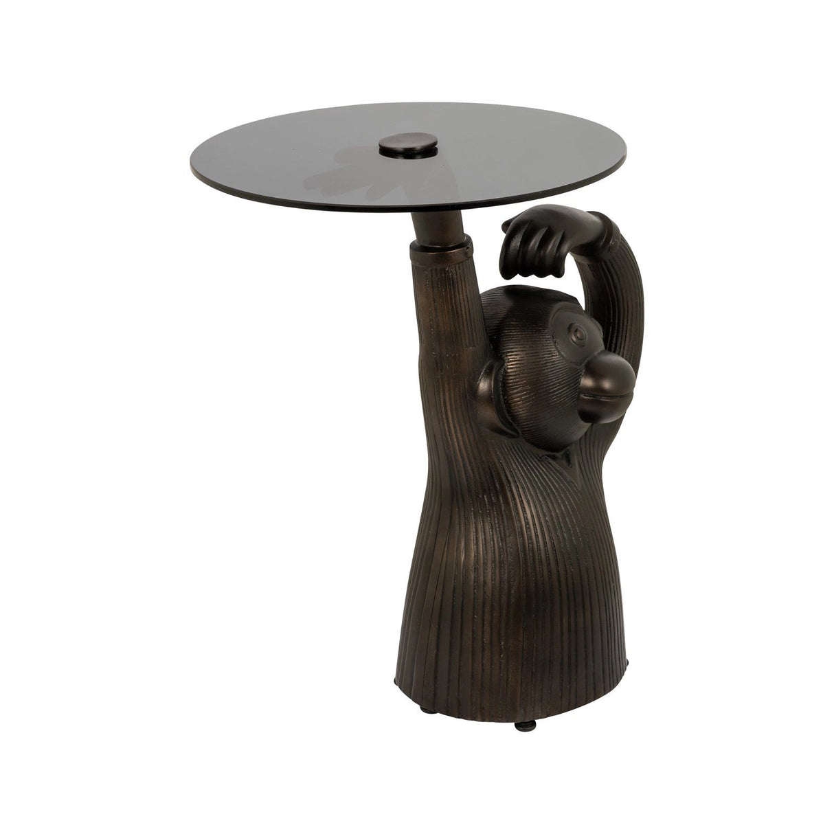 Beistelltisch Ape mit Glas in kupfer, 60x45x65 cm von Richmond Interiors – Bild 1