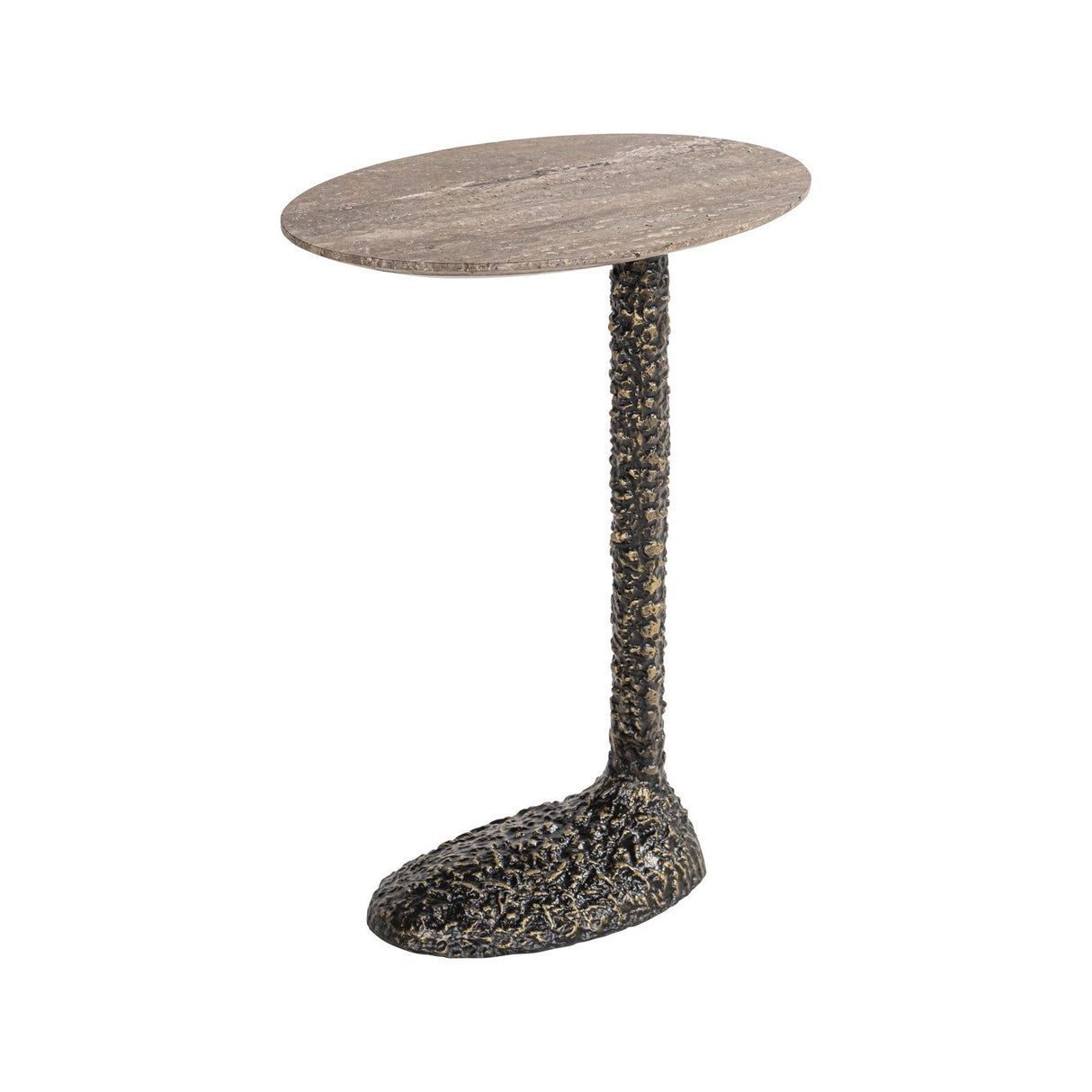 Beistelltisch Arosa in braun, 45,5x29,5x63 cm von Richmond Interiors – Produktbild 1