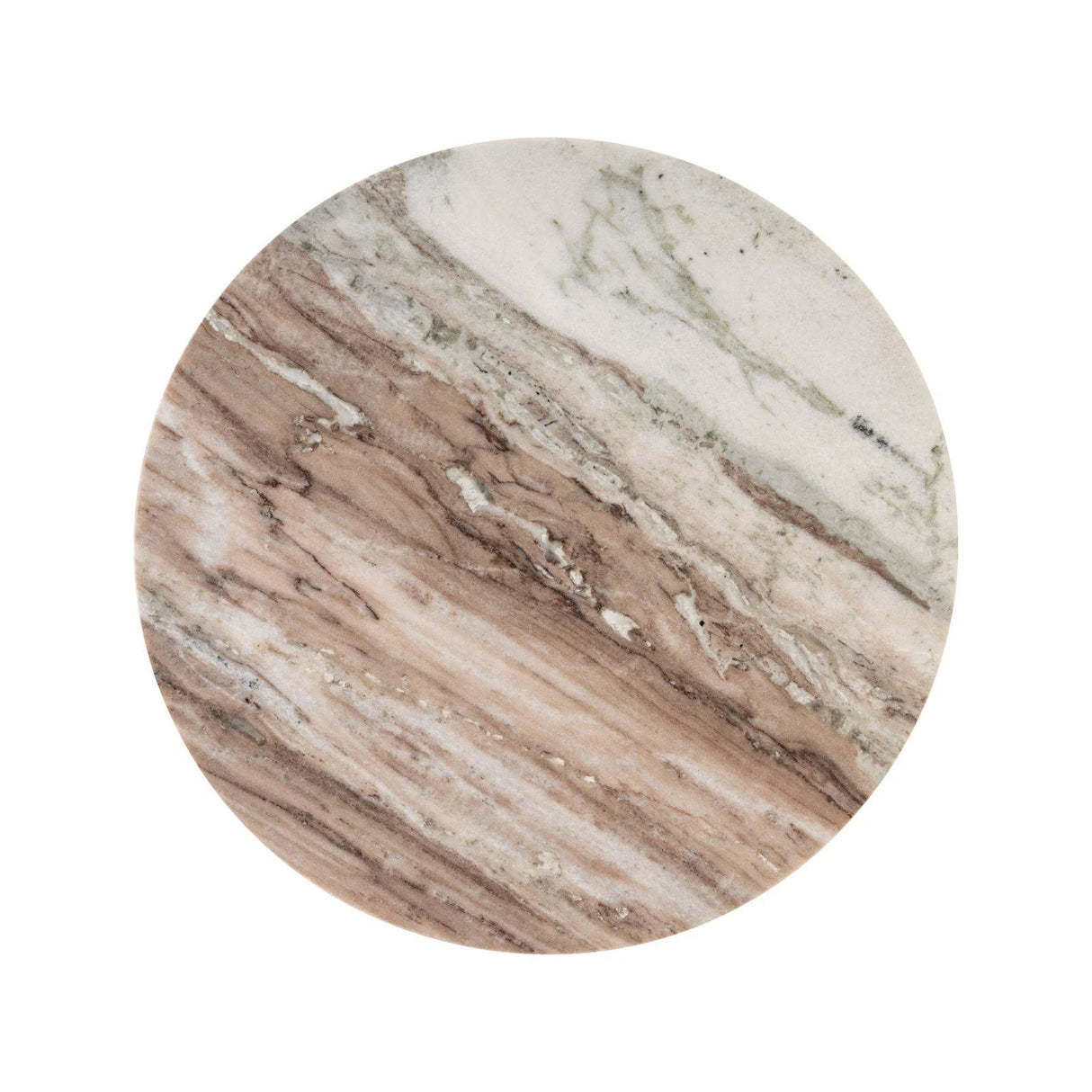 Beistelltisch Barley aus Toronto-Marmor in Blush beige, 45,5x45,5x49,5 cm von Richmond Interiors – Produktbild 2