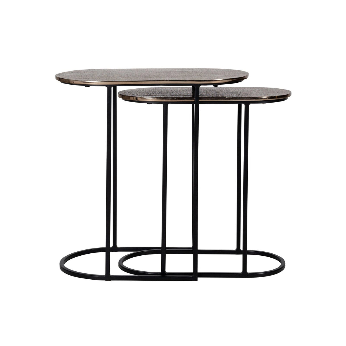 Beistelltisch Chandon in champagne gold 2er-Set von Richmond Interiors – Produktbild 4