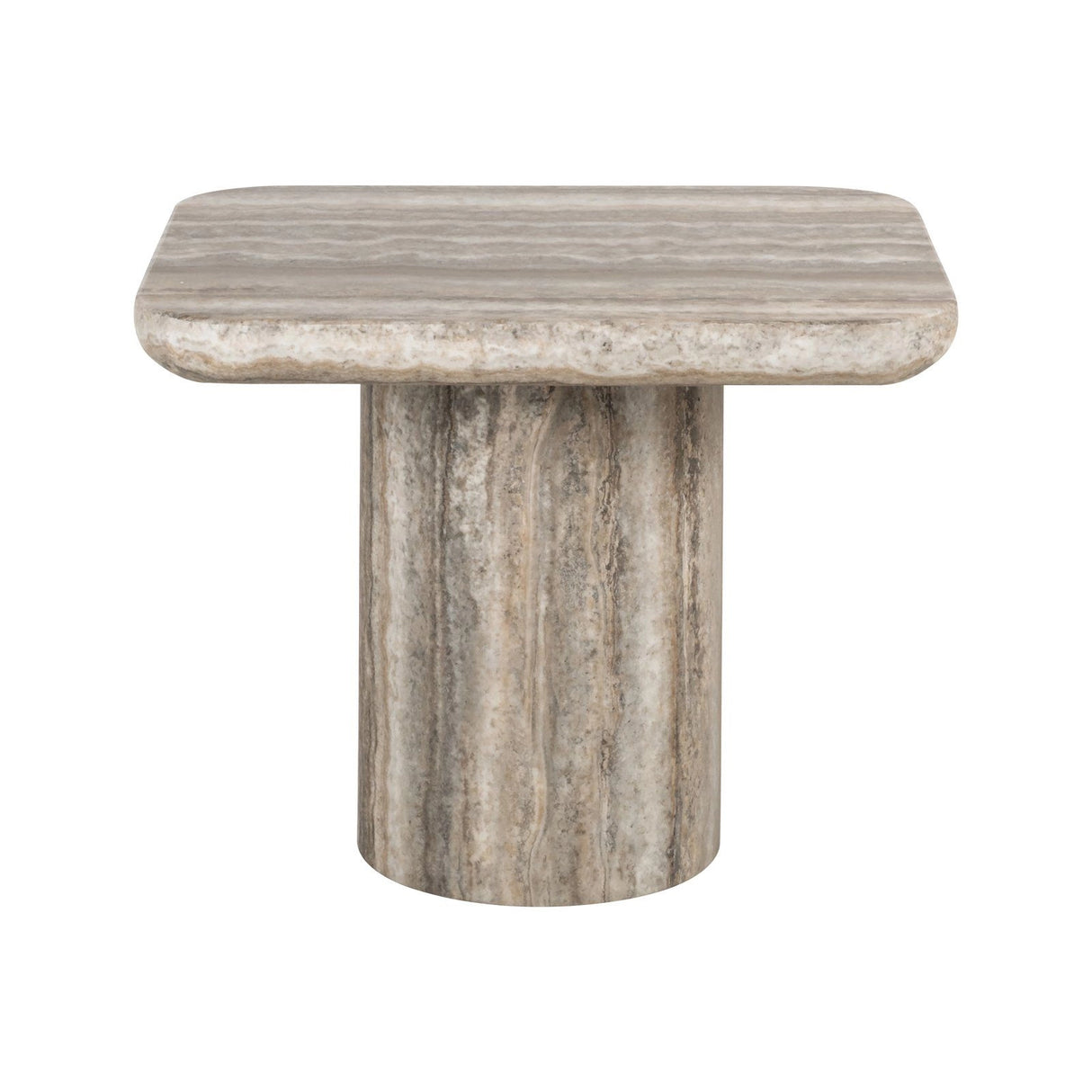 Beistelltisch Denizly aus Guangxi-Marmor in grau, 65x50x40 cm von Richmond Interiors – Produktbild 2