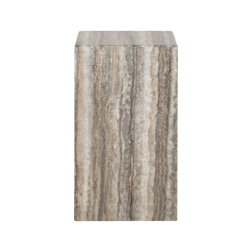 Beistelltisch Dulce aus Guangxi-Marmor in grau, 35x35x60 cm von Richmond Interiors – Produktbild 3
