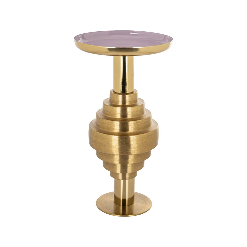 Beistelltisch Empire in brushed gold, 36x36x62 cm von Richmond Interiors – Bild 1