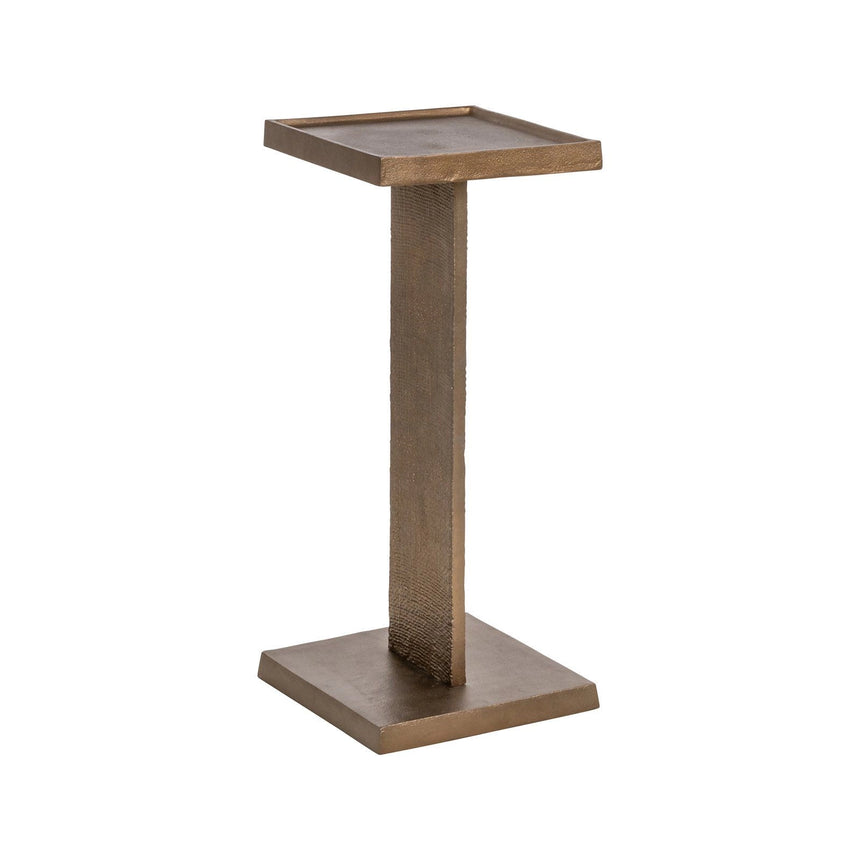 Beistelltisch Foley in brass antique, 25x25x56 cm von Richmond Interiors – Produktbild 1