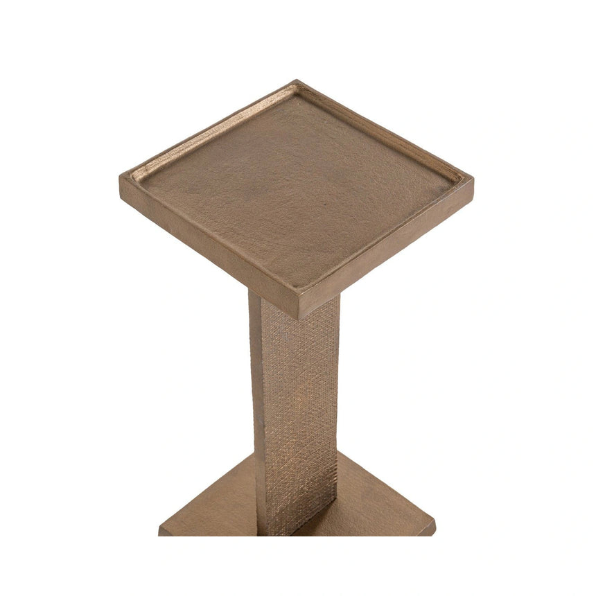 Beistelltisch Foley in brass antique, 25x25x56 cm von Richmond Interiors – Produktbild 4