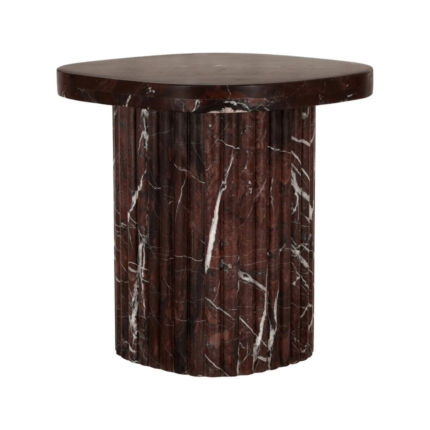 Beistelltisch Orchid in burgunderrot, 46x46x46 cm von Richmond Interiors – Bild 1