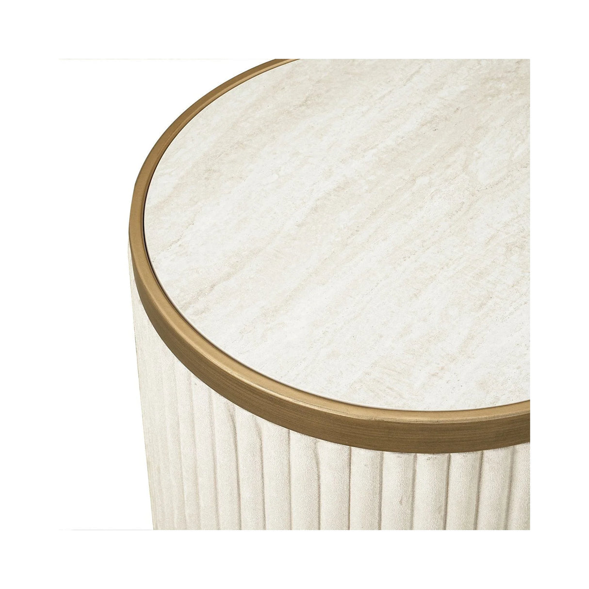 Beistelltisch Tivoli in weiß 2er-Set von Richmond Interiors – Produktbild 2