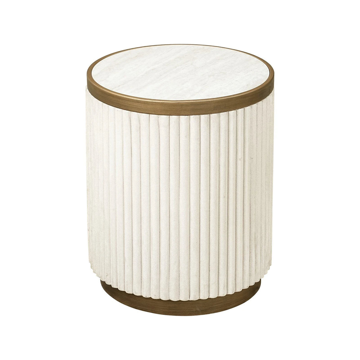 Beistelltisch Tivoli in weiß 2er-Set von Richmond Interiors – Produktbild 3