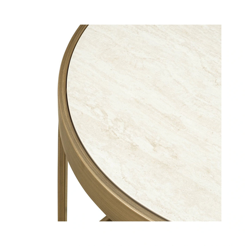 Beistelltisch Tivoli in weiß 2er-Set von Richmond Interiors – Produktbild 6