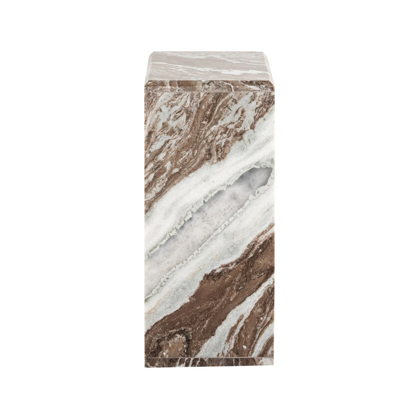 Beistelltisch Tovek aus Toronto-Marmor in blush beige, 36x25x57 cm von Richmond Interiors – Bild 2