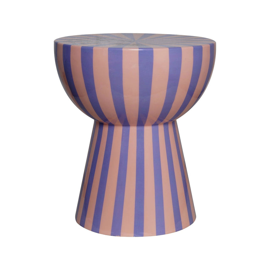 Beistelltisch Valeria aus Eisen in lila, 34x34x40 cm von Richmond Interiors – Bild 1