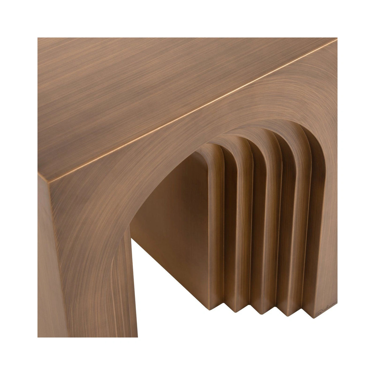 Beistelltisch Vevey in brushed gold, 50x50x55,5 cm von Richmond Interiors – Produktbild 3